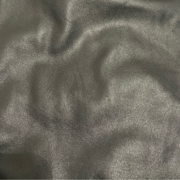 💙💖 Vintage Oscar de la Renta Black Leather Skirt - Picture 8 of 8